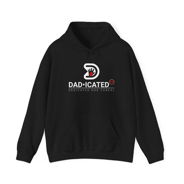 Black DadicatedFR Hooded Sweatshirt WHT/RED