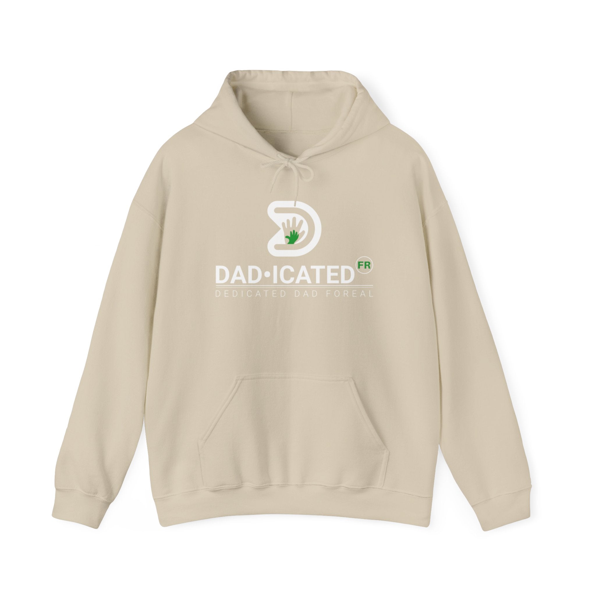 SAND DadicatedFR Hooded Sweatshirt WHT/GRN