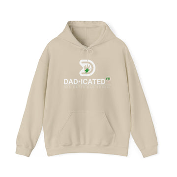 SAND DadicatedFR Hooded Sweatshirt WHT/GRN